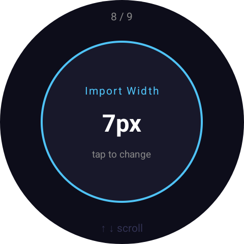Import Width